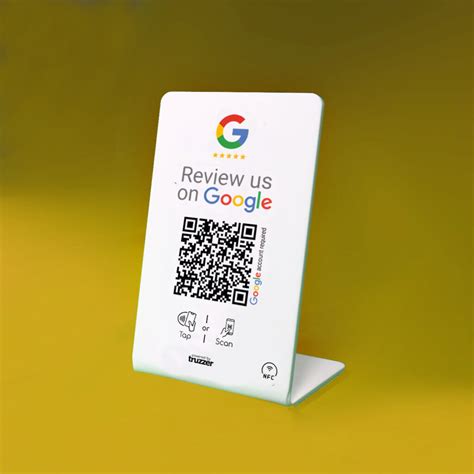 nfc google review display